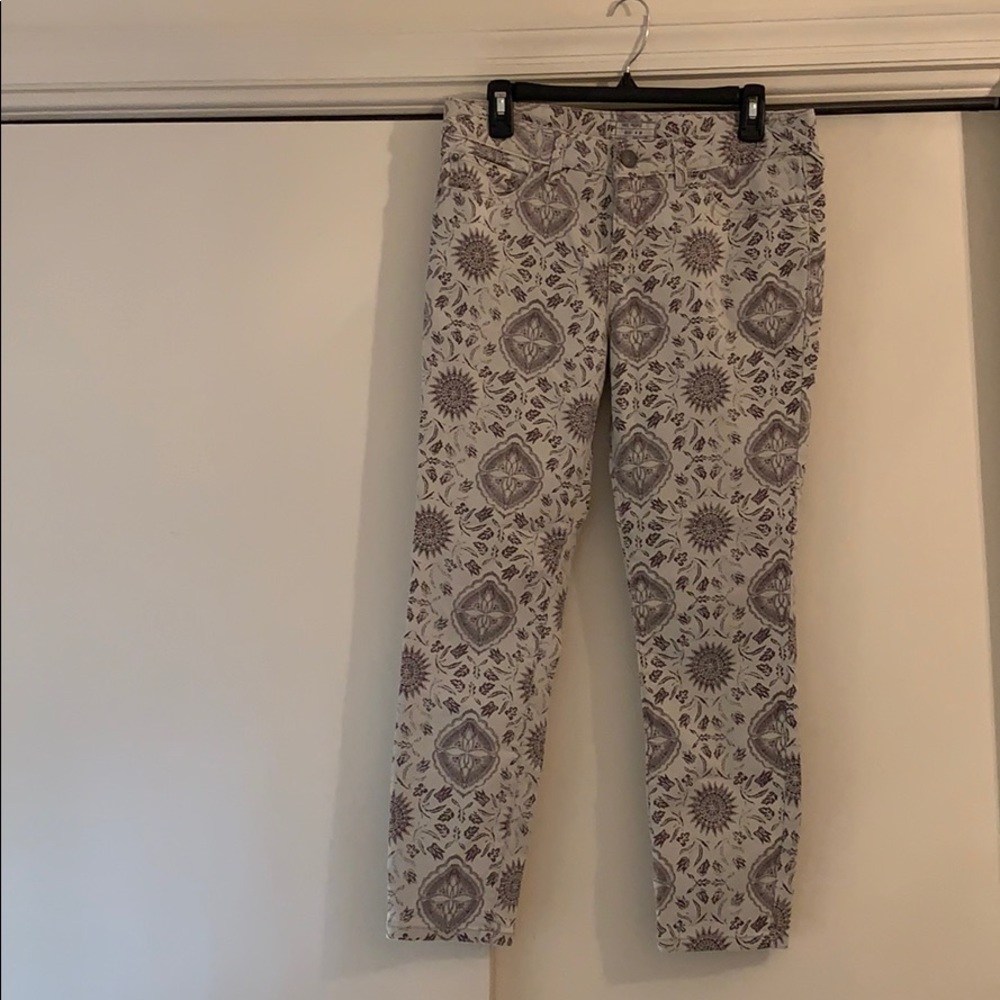 Free People Pattern Skinny Jeans - Size 29